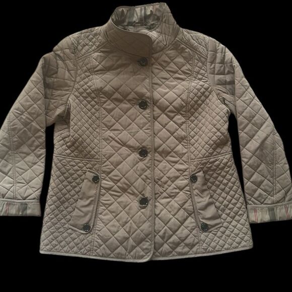 Liz Claiborne Outerwear Quilted Jacket with Plaid Lining! - Picture 1 of 9